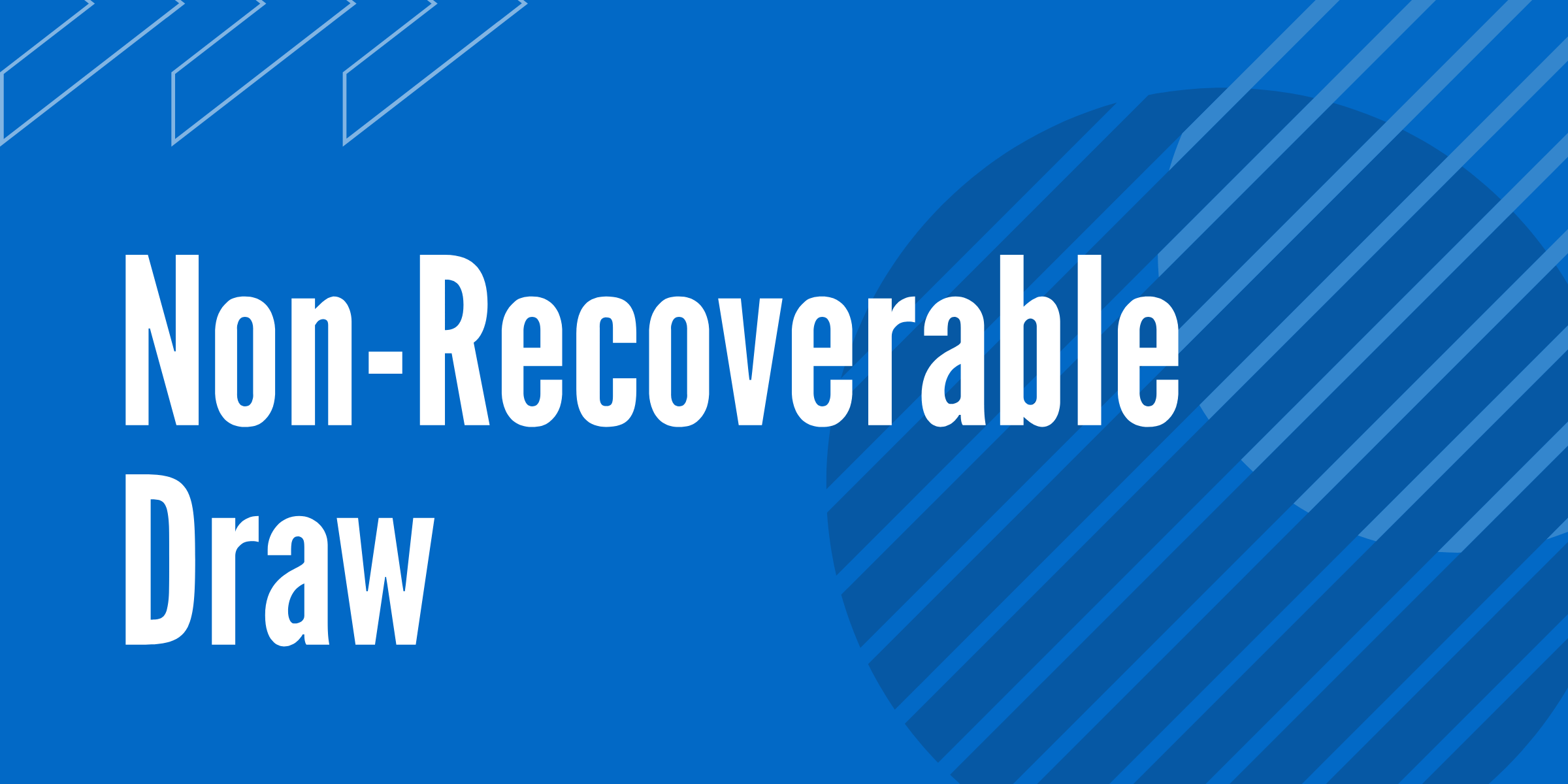 non-recoverable draw